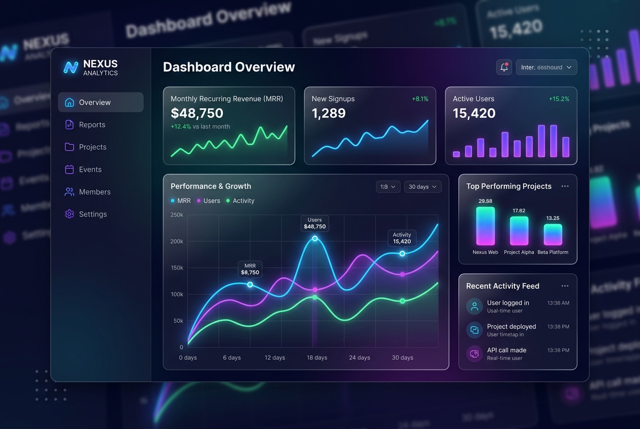 Nexus Corporate Website Preview